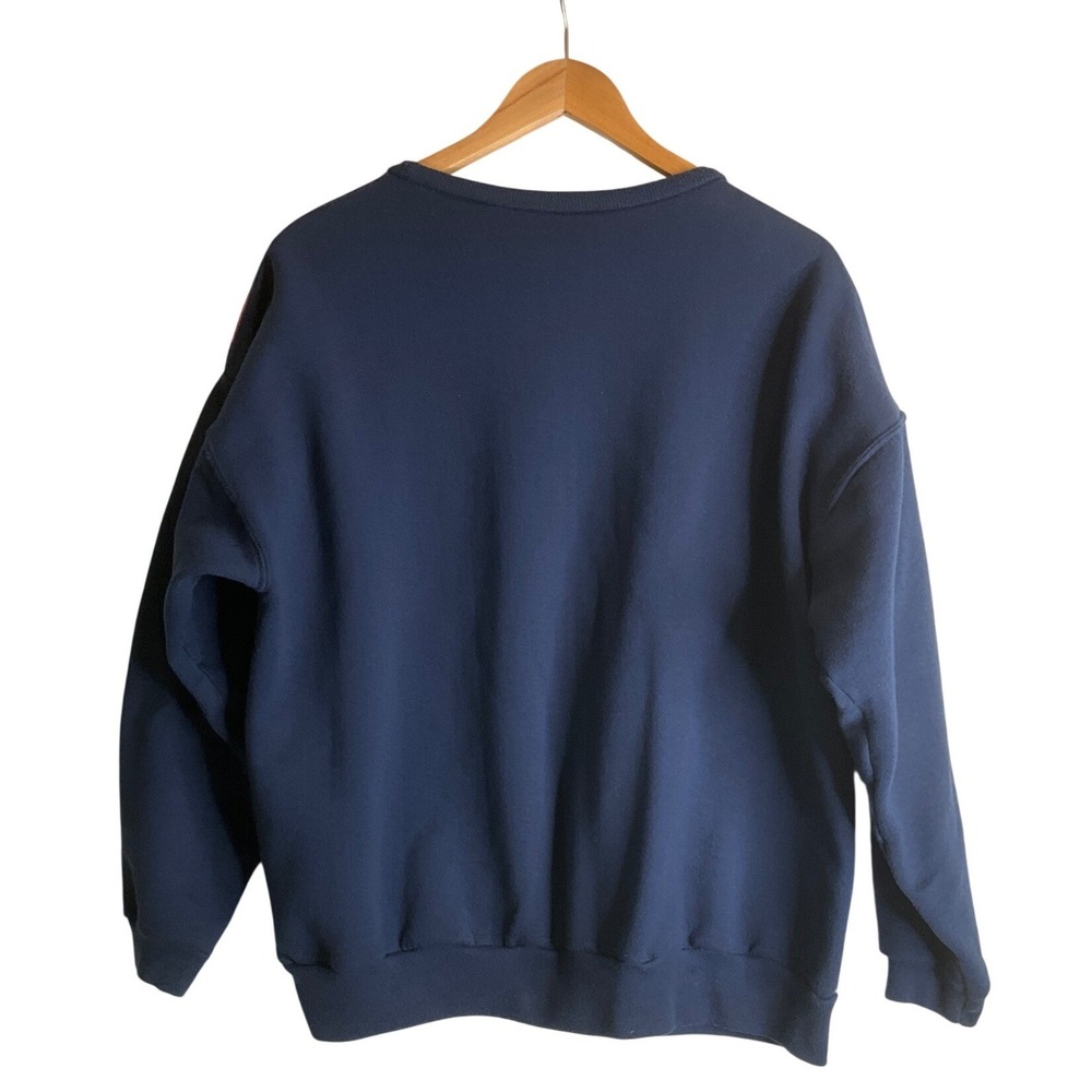 Vtg Hanes Her Way Blazer Patchwork Quilted Fleece Open Cardigan Jacket Casual XL - Picture 2 of 5